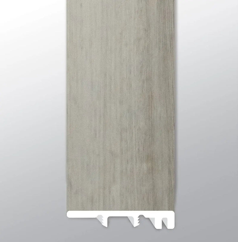 Cyrus Brianka Semi Gloss End Cap Wood Look Lvt Moldings 1.5x0.25 close up