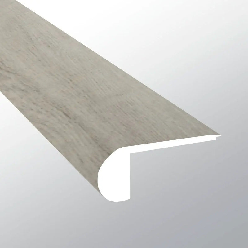 Cyrus Brianka Semi Gloss Flush Stair Nose Wood Look Lvt Moldings 2.75x0.75 close up
