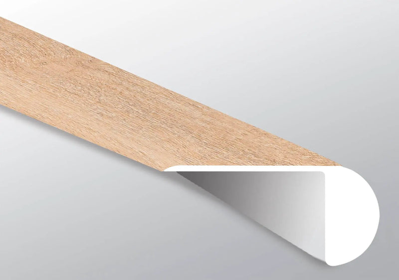 Andover Briar Haven Semi Gloss Overlap Stair Nose Wood Look Lvt Moldings 2.23x1.03 close up