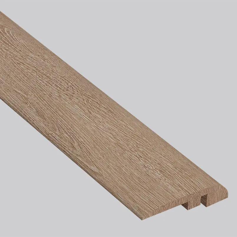 Smithcliffs Brockton Semi Gloss Stair Riser Wood Look Rigid Core Moldings 1.77x0.345 close up