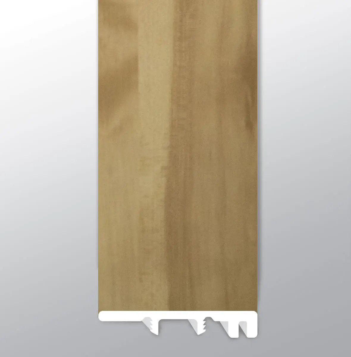 Cyrus Brookline Semi Gloss End Cap Wood Look Lvt Moldings 1.5x0.25 close up