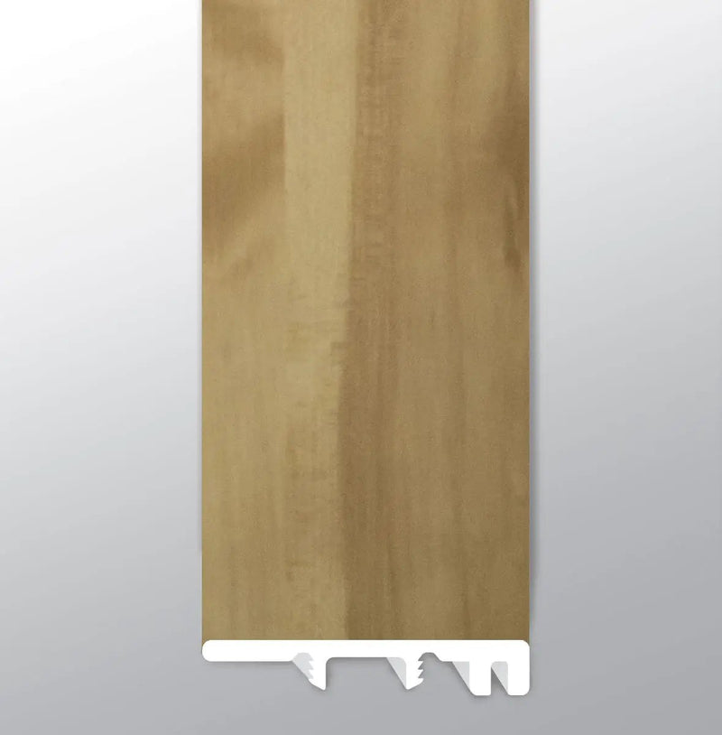 Cyrus Brookline Semi Gloss End Cap Wood Look Lvt Moldings 1.5x0.25 close up