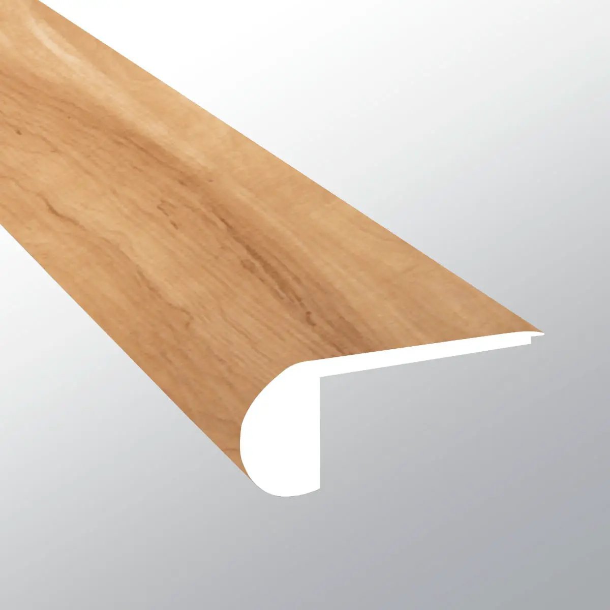 Cyrus Brookline Semi Gloss Flush Stair Nose Wood Look Lvt Moldings 2.75x0.75 close up