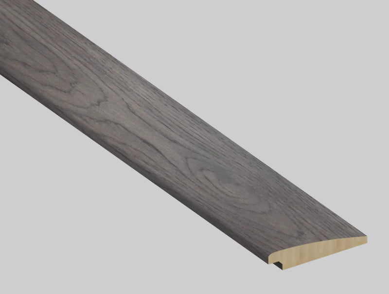 Woodhills Brook Timber Hickory Wood Semi Gloss Stair Riser Look Moldings 1.77x0.345 close up