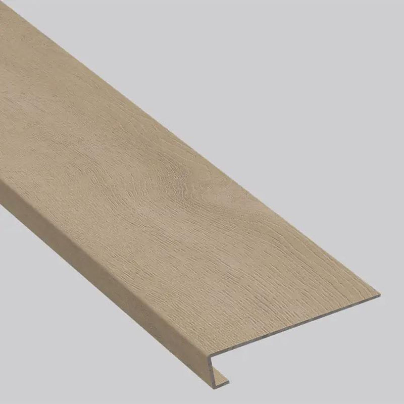 Shorecliffs Brundinson Wood Semi Gloss Look Rigid Core Moldings 12x1.25 0.18 inch close up