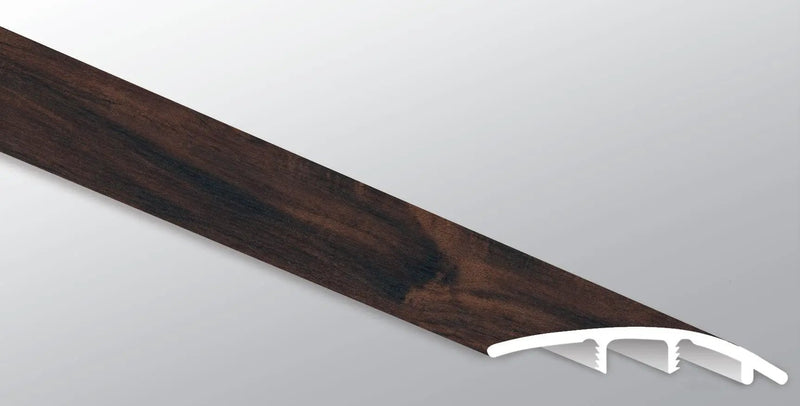 Glenridge Burnished Acacia Semi Gloss Stair Riser Wood Look Lvt Moldings 1.77x0.345 close up