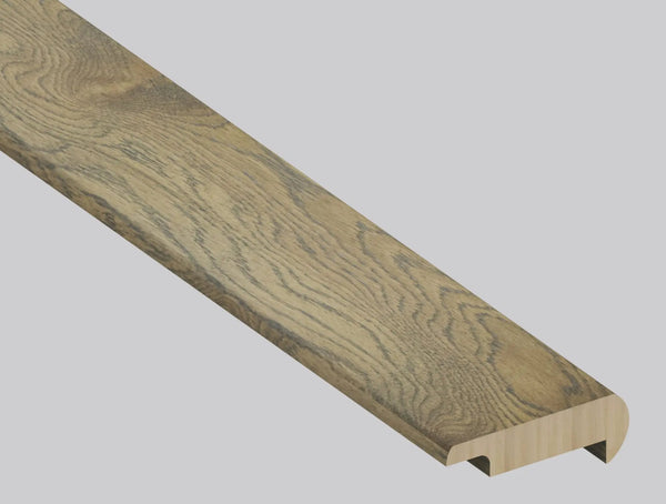 Woodhills Chestnut Heights Oak Wood Semi Gloss Overlap Stair Nose Look Moldings 2.23x1.03