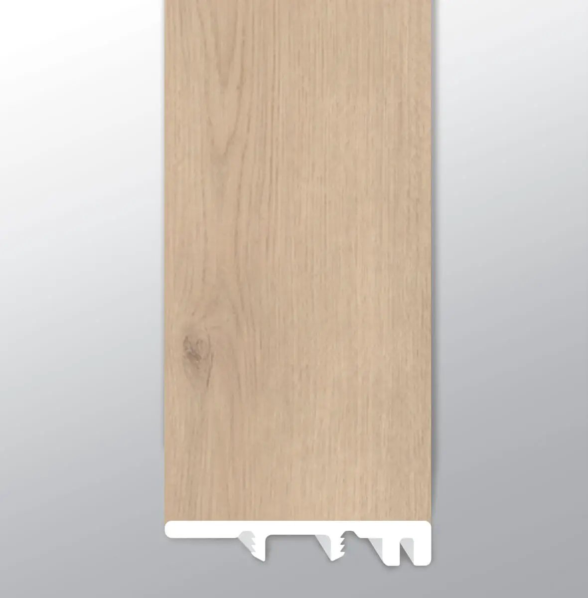 Cyrus Chester Hills Semi Gloss End Cap Wood Look Lvt Moldings 1.5x0.25 close up