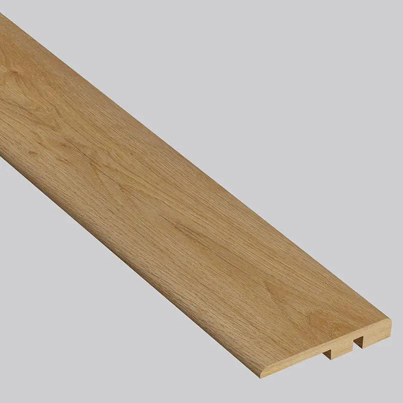 Smithcliffs Cloudland Semi Gloss End Cap Wood Look Rigid Core Moldings close up