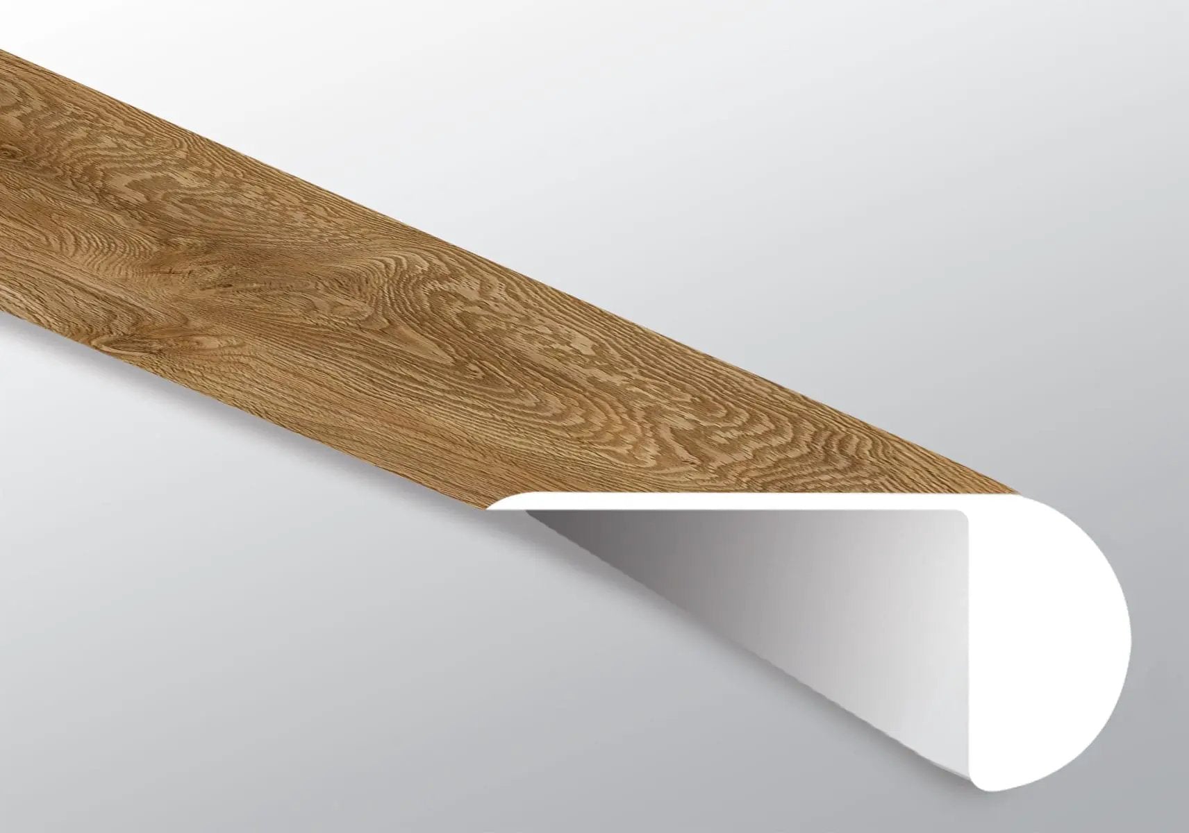 Ashton Colston Park Semi Gloss Overlap Stair Nose Wood Look Lvt Moldings 2.23x1.03 close up