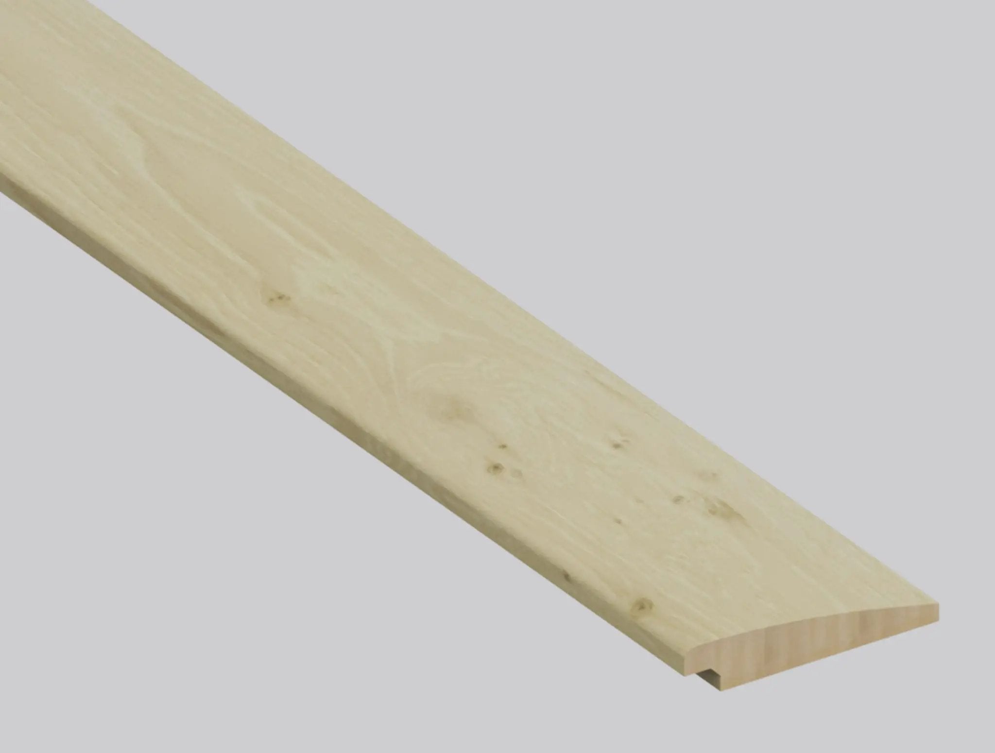 Woodhills Coral Ash Oak Wood Semi Gloss Stair Riser Look Moldings 1.77x0.345 close up