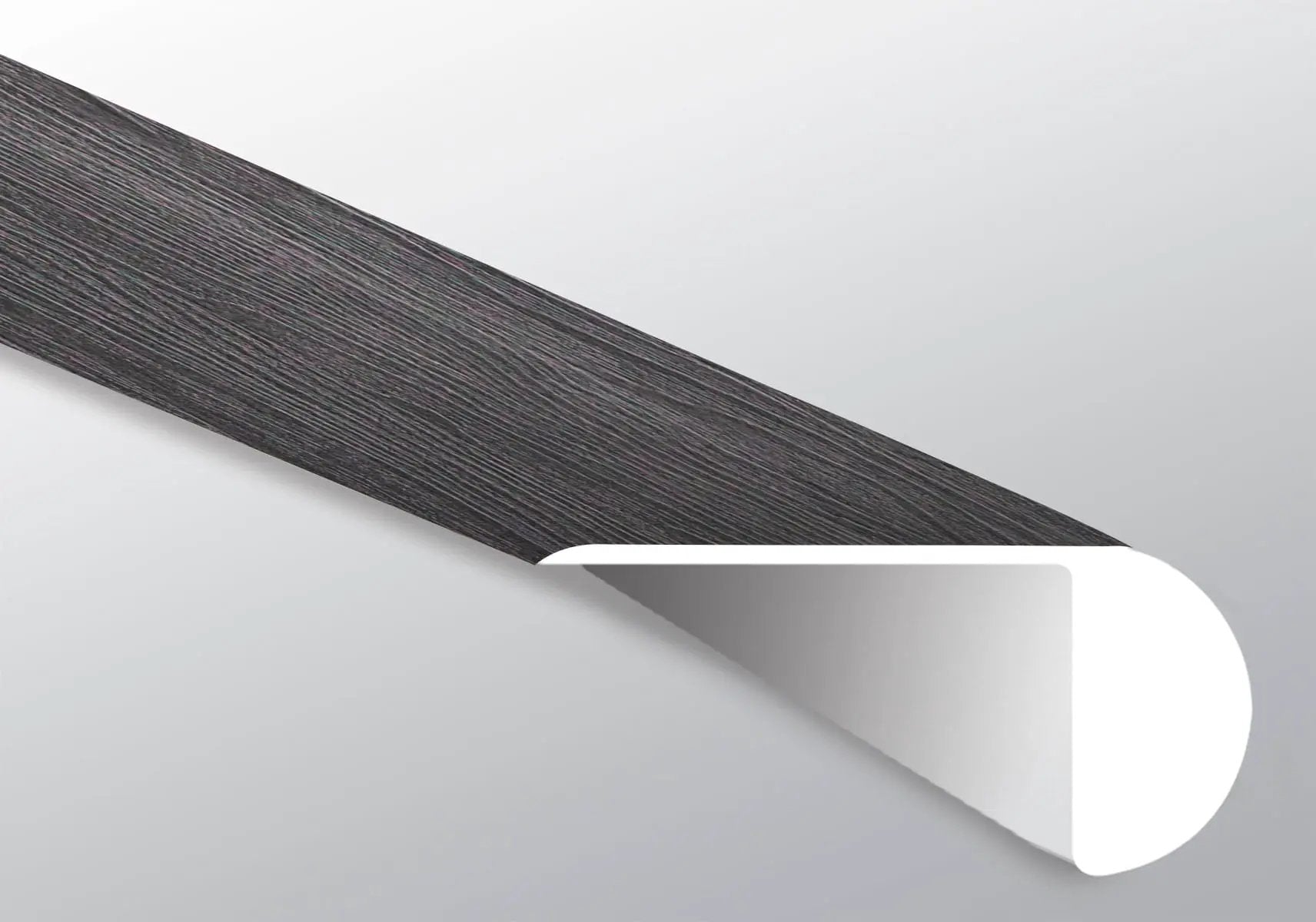 Andover Dakworth Semi Gloss Overlap Stair Nose Wood Look Lvt Moldings 2.23x1.03 close up