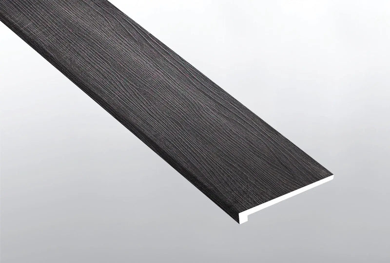 Andover Dakworth Semi Gloss Wood Look Lvt Moldings 12x1.25 close up