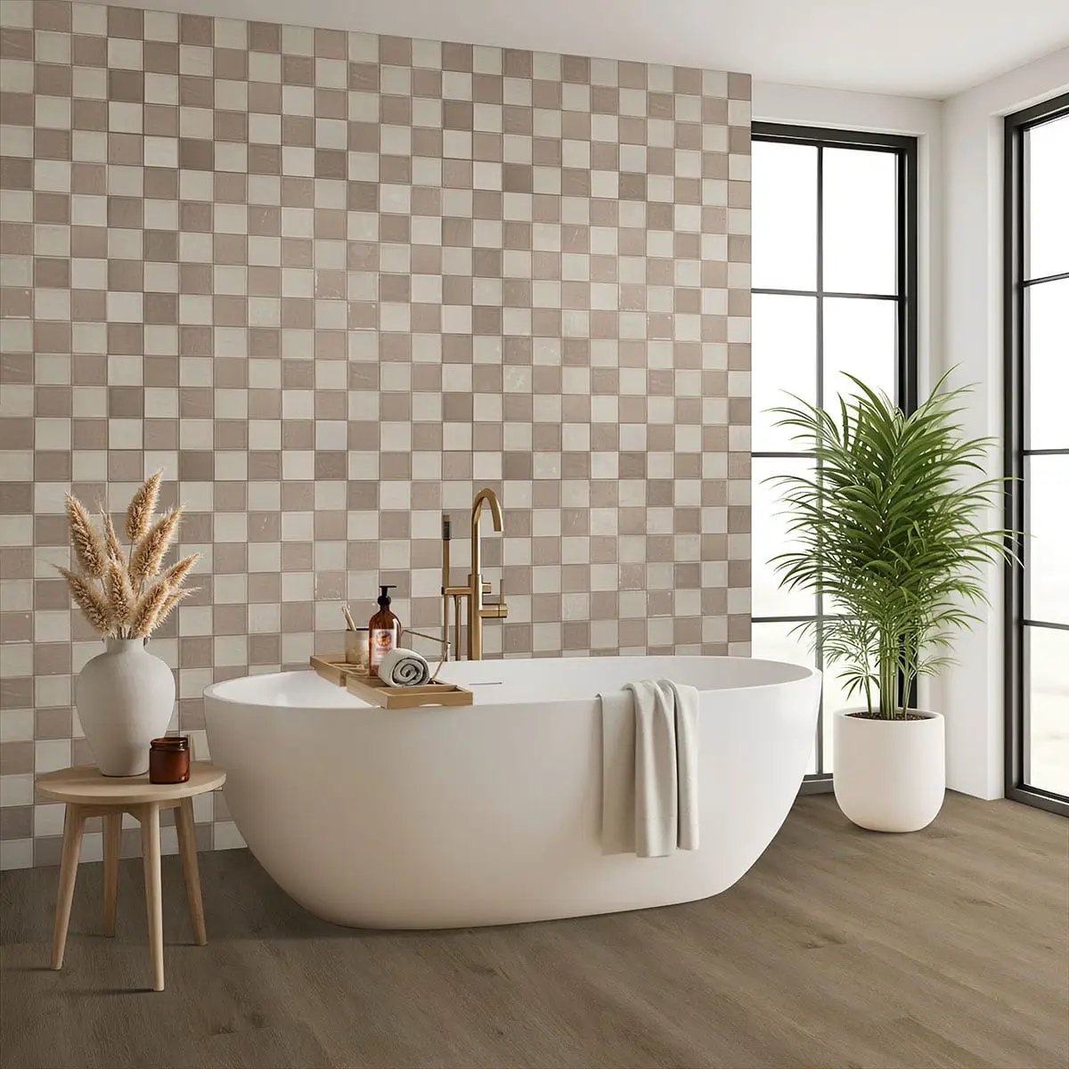 Xl Studio Doack Semi Gloss Wood Look Lvt Moldings 1.5x0.25 in a finished room