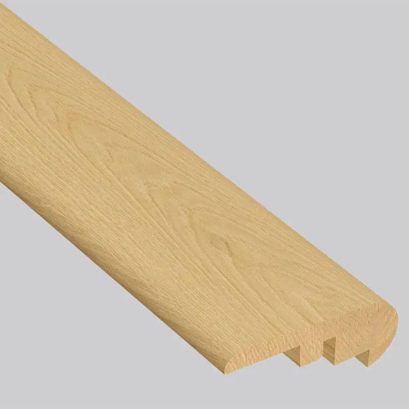 Smithcliffs Doverville Semi Gloss Overlap Stair Nose Wood Look Rigid Core Moldings close up