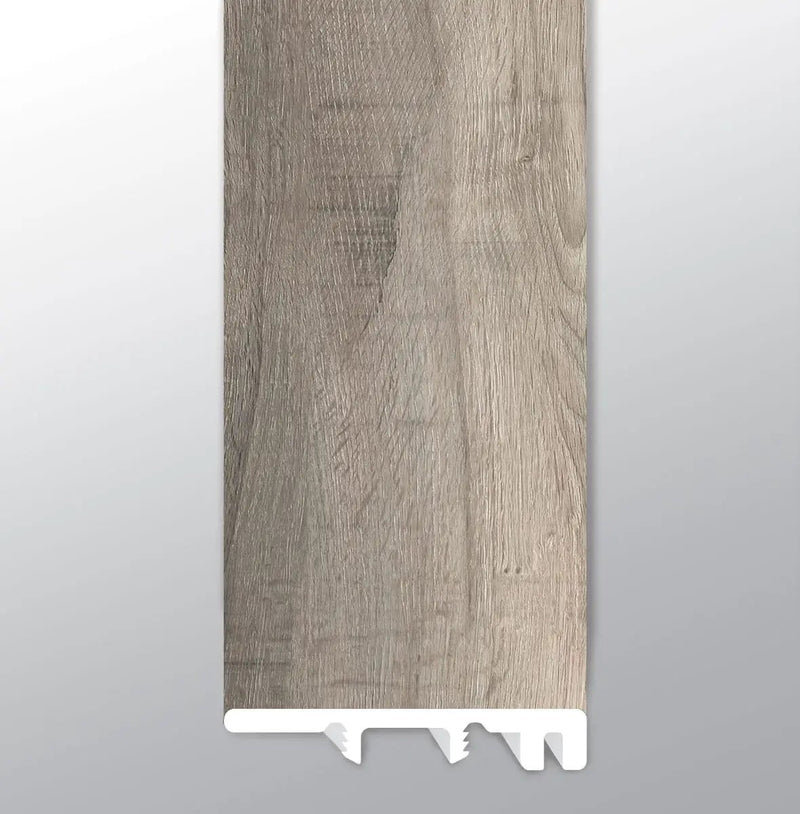 Cyrus Draven Semi Gloss End Cap Wood Look Lvt Moldings 1.5x0.25 close up