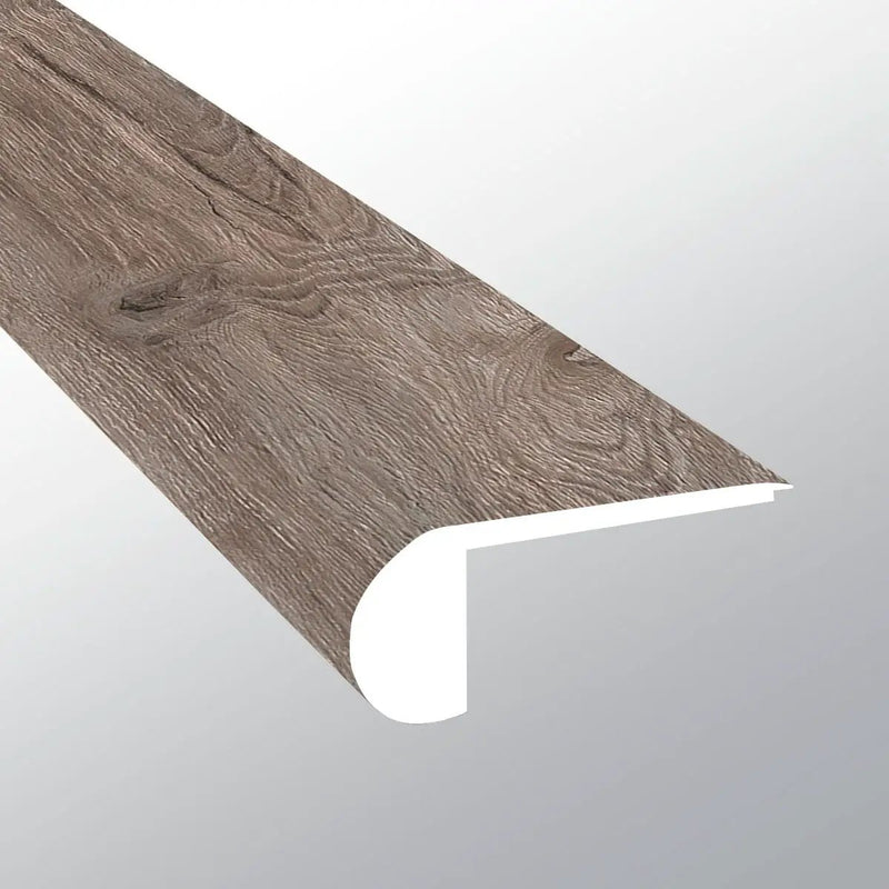 Cyrus Draven Semi Gloss Flush Stair Nose Wood Look Lvt Moldings 2.75x0.75 close up