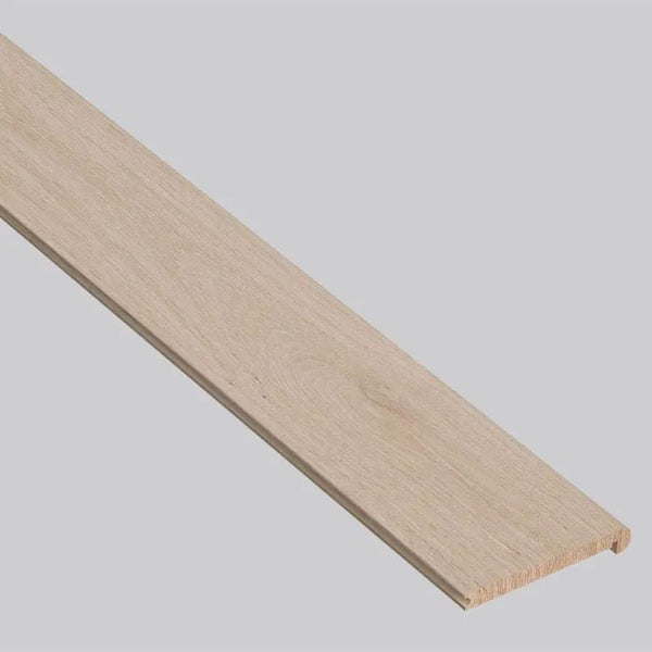 Smithcliffs Driftway Semi Gloss Flush Stair Nose Wood Look Rigid Core Moldings 4.53x0.94