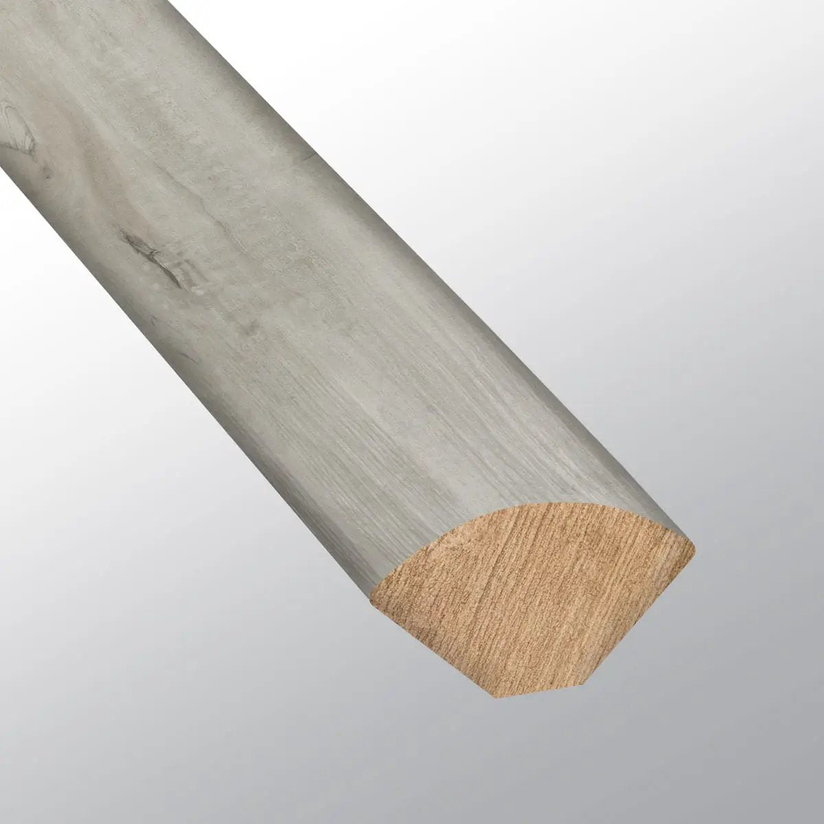 Cyrus Dunite Oak Semi Gloss Quarter Round Wood Look Lvt Moldings 0.64x0.75 close up