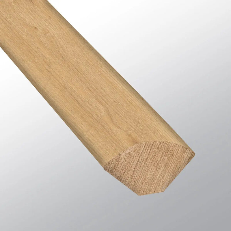 Wayne Parc Elwood Semi Gloss Quarter Round Wood Look Lvt Moldings 0.64x0.75 close up