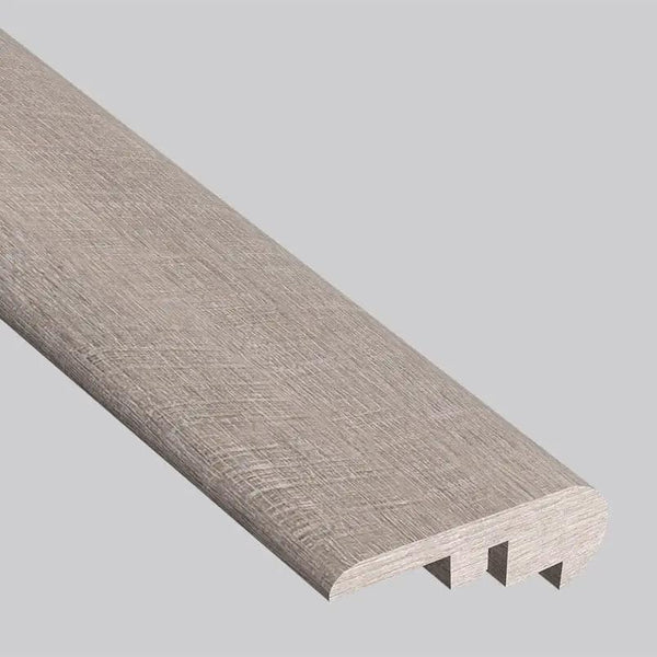 Smithcliffs Emridge Semi Gloss Overlap Stair Nose Wood Look Rigid Core Moldings 2.23x1.03