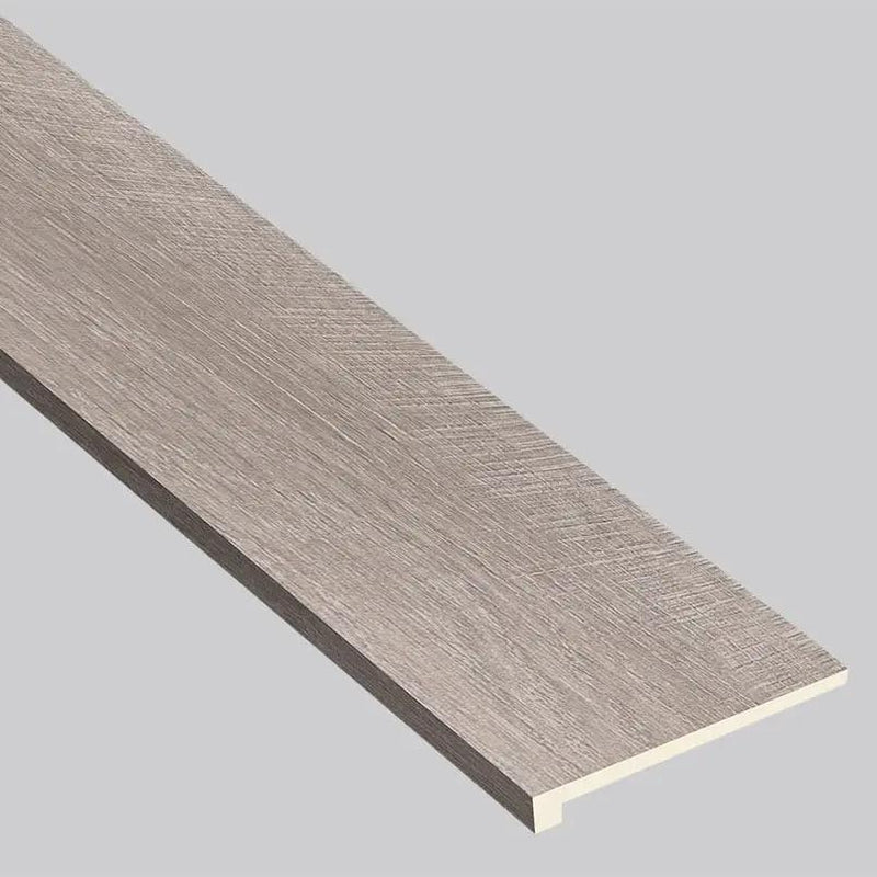 Smithcliffs Emridge Semi Gloss Wood Look Rigid Core Moldings 12x1.25 close up