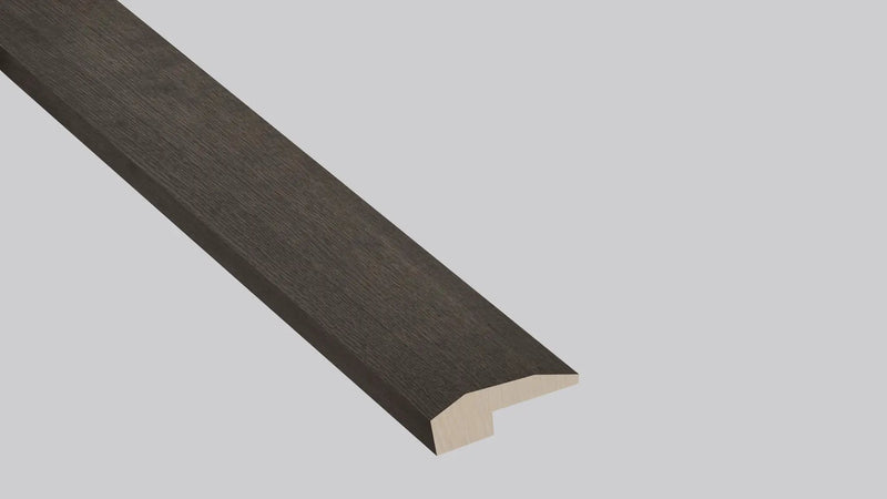 Woodhills Estate Oak Wood Semi Gloss End Cap Look Moldings 1.5x0.52 close up