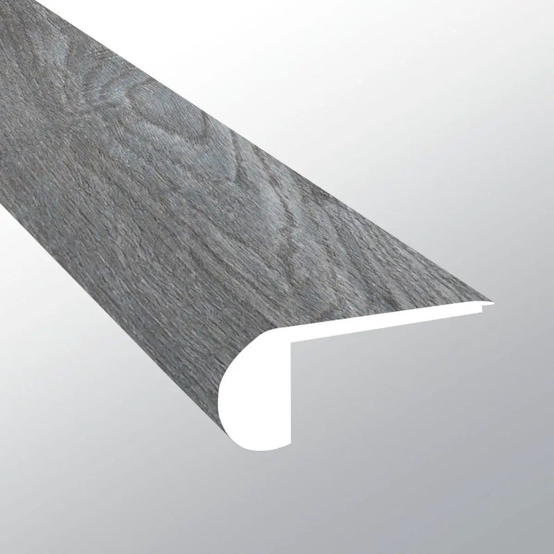 Cyrus Finely Semi Gloss Flush Stair Nose Wood Look Lvt Moldings 2.75x0.75 close up