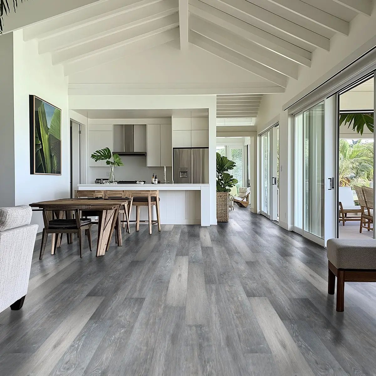 Cyrus Finely Semi Gloss Flush Stair Nose End Cap Wood Look Lvt Moldings 2.75x0.75 in a finished room