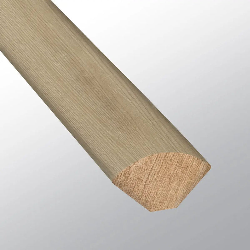 Laurel Flaxen Semi Gloss Quarter Round Wood Look Lvt Moldings 0.64x0.75 close up