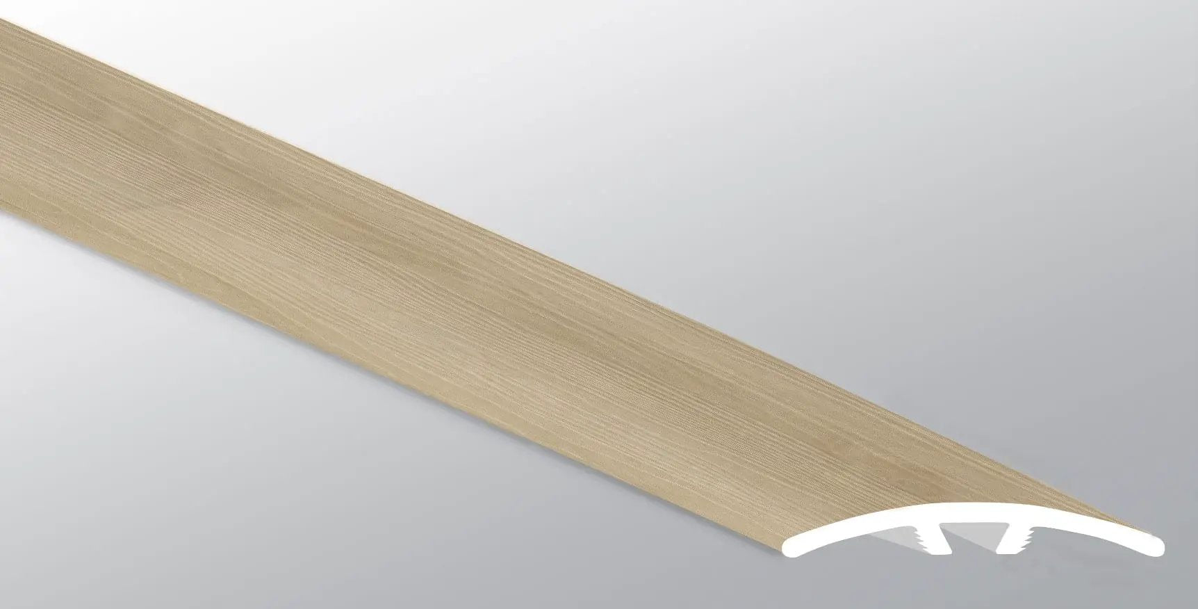 Laurel Flaxen Semi Gloss Stair Riser Wood Look Lvt Moldings 1.59x0.18 close up