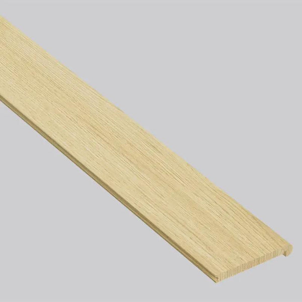 Smithcliffs Glenbury Oak Semi Gloss Flush Stair Nose Wood Look Rigid Core Moldings 4.53x0.94