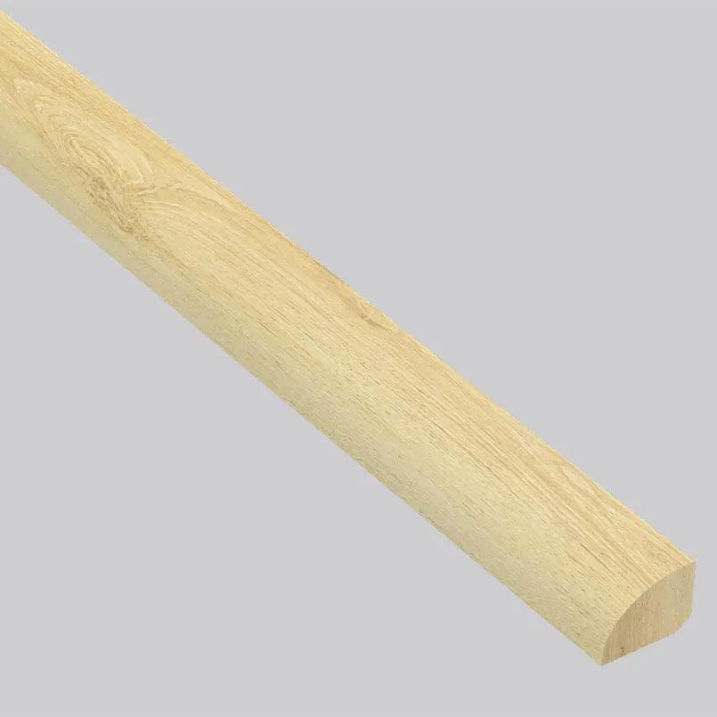 Smithcliffs Glenbury Oak Semi Gloss Quarter Round Wood Look Rigid Core Moldings 0.64x0.75 close up