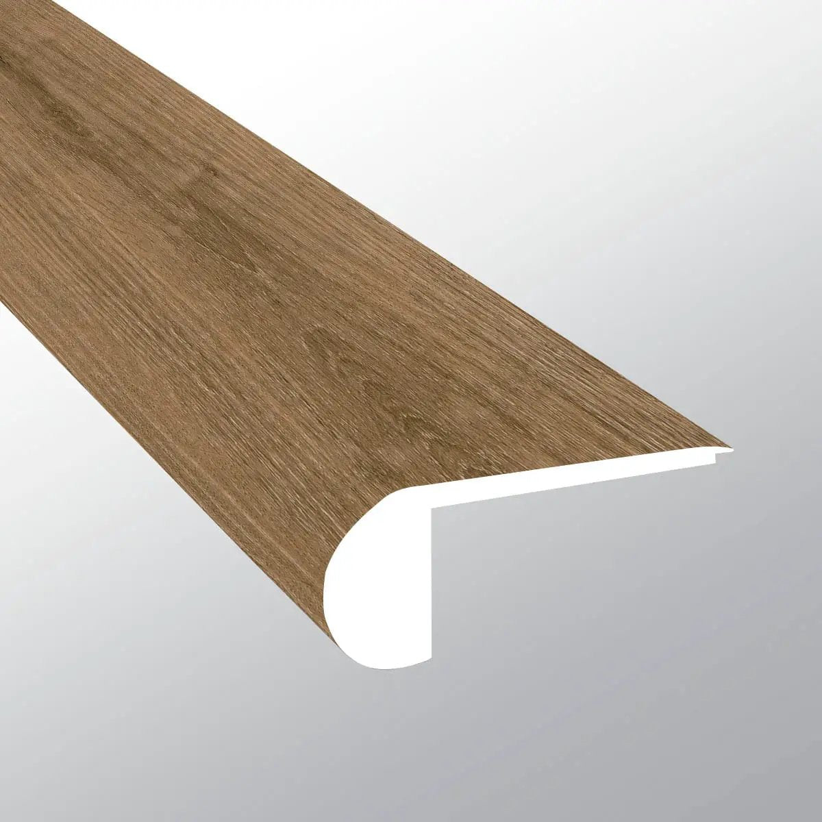 Andover Hatfield Semi Gloss Flush Stair Nose Wood Look Lvt Moldings 2.75x0.75 close up