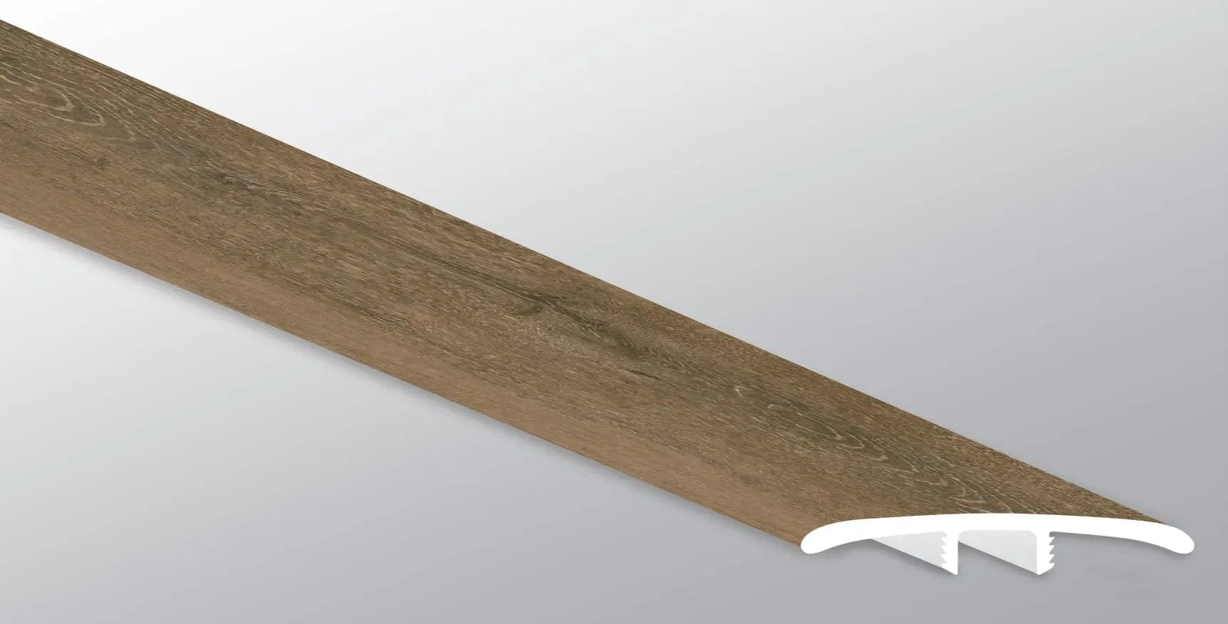 Andover Hatfield Semi Gloss T Molding Wood Look Lvt Moldings 1.77x0.28 close up