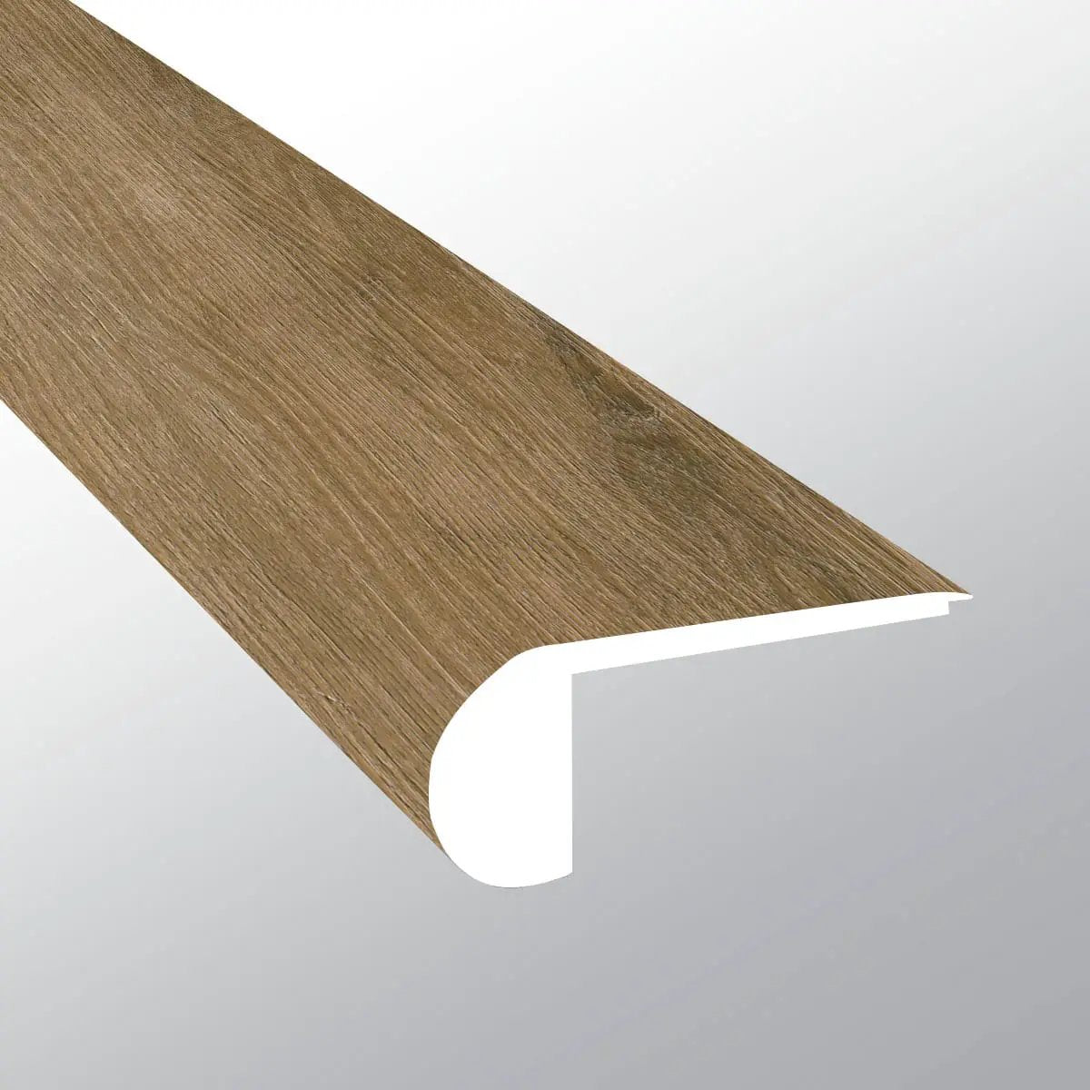 Laurel Hatboro Hills Semi Gloss Flush Stair Nose Wood Look Lvt Moldings 2.75x0.75 close up