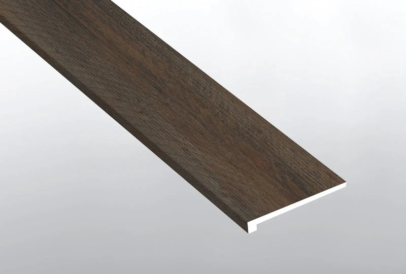 Cyrus Hawthorne Semi Gloss Wood Look Lvt Moldings 12x1.25 close up