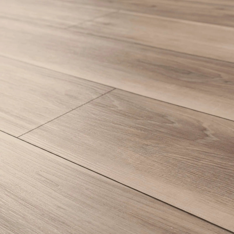 Andover Highcliffe Greige Semi Gloss Wood Look Lvt Moldings 12x1.25 angled view
