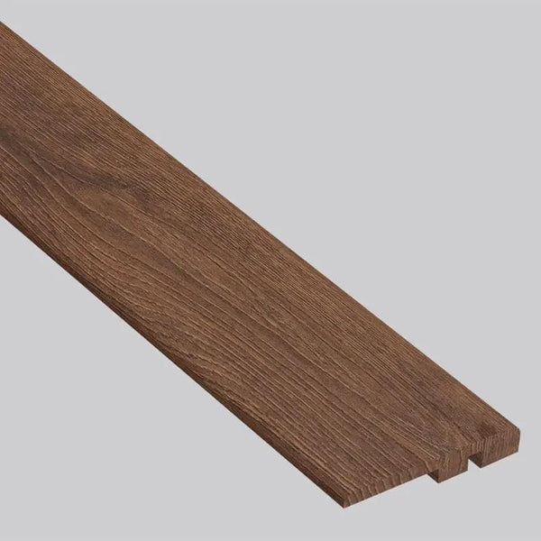 Smithcliffs Hillsdale Semi Gloss End Cap Wood Look Rigid Core Moldings 1.5x0.25