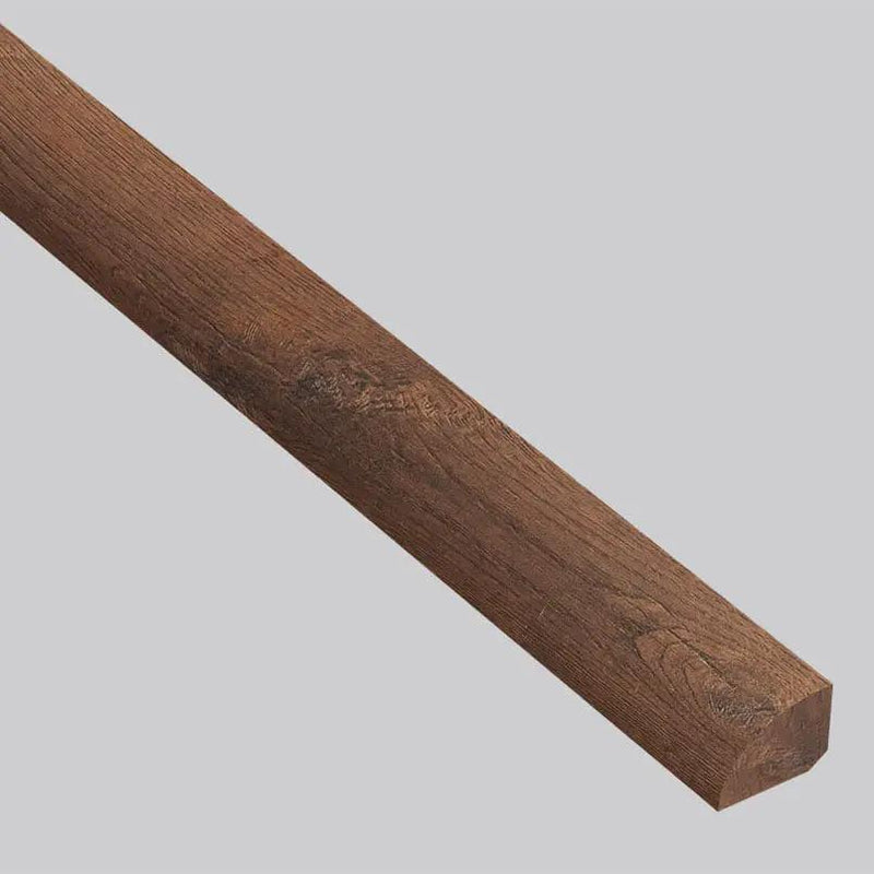 Smithcliffs Hillsdale Semi Gloss Quarter Round Wood Look Rigid Core Moldings 0.64x0.75 close up