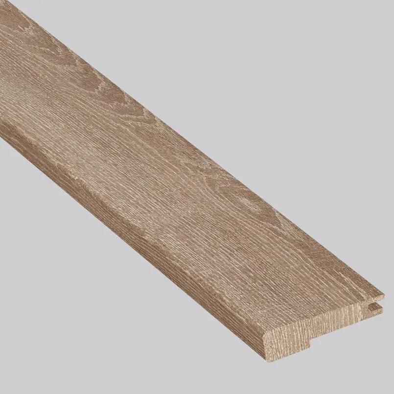 Ladson Hinton Brushed Flush Stair Nose End Cap Wood Look Moldings 3x0.5 close up
