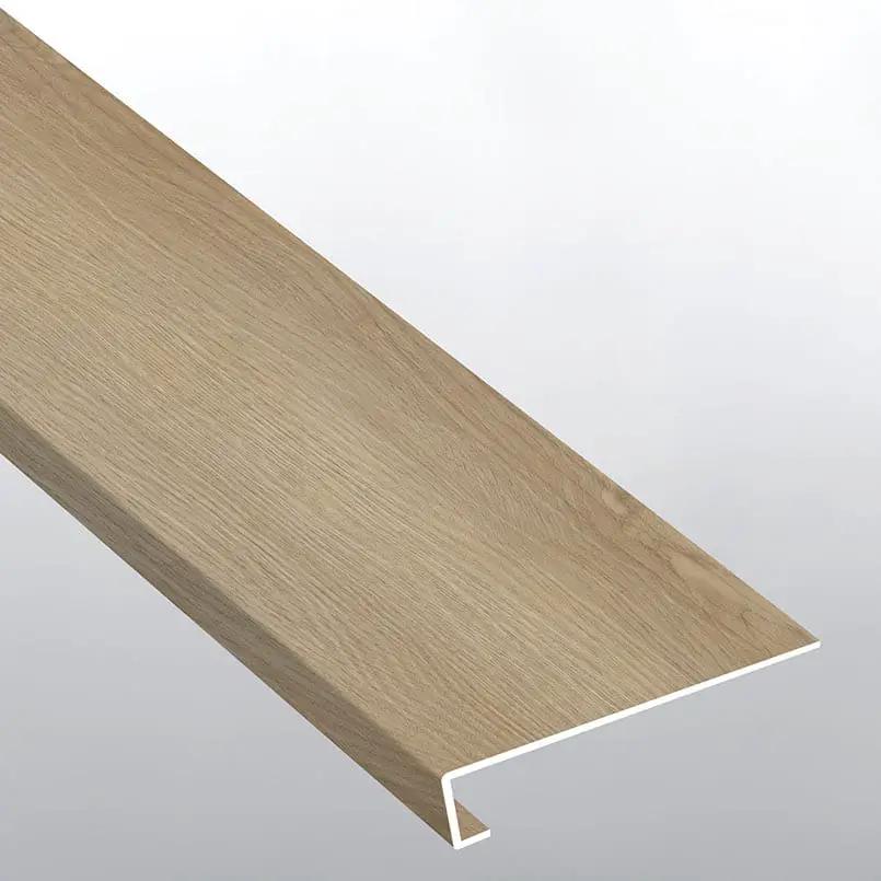 Laurel Hyde Haven Semi Gloss Wood Look Lvt Moldings 12x1.25 0.18 inch close up