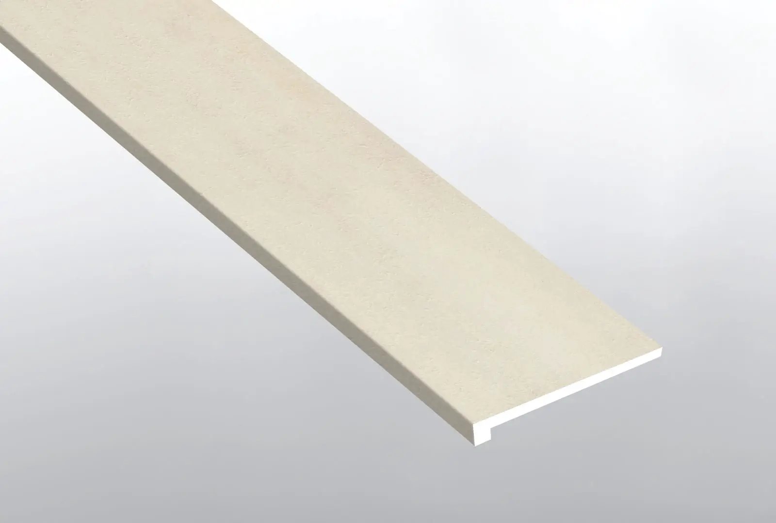 Trecento Ivorelle Semi Gloss Stone Look Lvt Moldings 12x1.25 close up