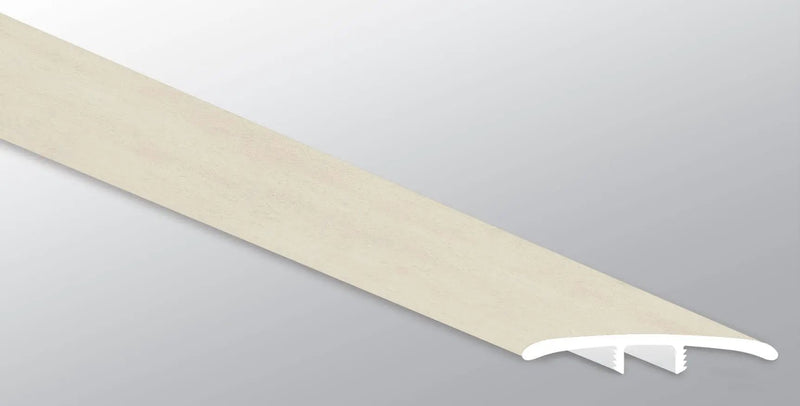 Trecento Ivorelle Semi Gloss T Molding Stone Look Lvt Moldings 1.77x0.28 close up