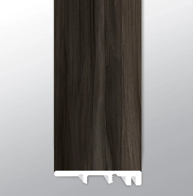Cyrus Jenta Semi Gloss End Cap Wood Look Lvt Moldings 1.5x0.25 close up