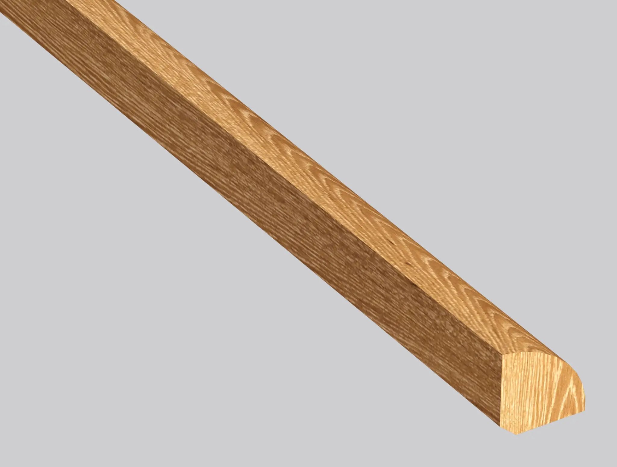 Mccarran Kentsea Oak Brushed Quarter Round Wood Look Moldings 0.75x0.75 close up