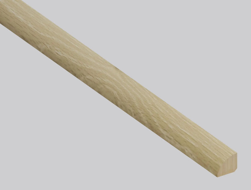 Woodhills Kings Buff Wood Semi Gloss Quarter Round Look Moldings 0.64x0.75 close up
