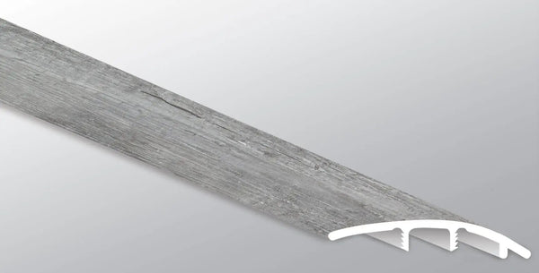 Andover Kingsdown Gray Semi Gloss Stair Riser Wood Look Lvt Moldings 1.77x0.345