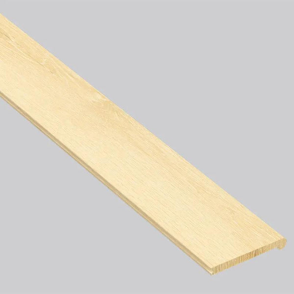 Smithcliffs Lanston Oak Semi Gloss Flush Stair Nose Wood Look Rigid Core Moldings 4.53x0.94