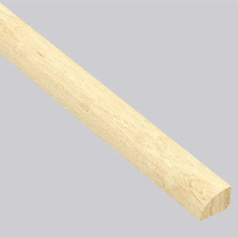 Smithcliffs Lanston Oak Semi Gloss Quarter Round Wood Look Rigid Core Moldings 0.64x0.75 close up